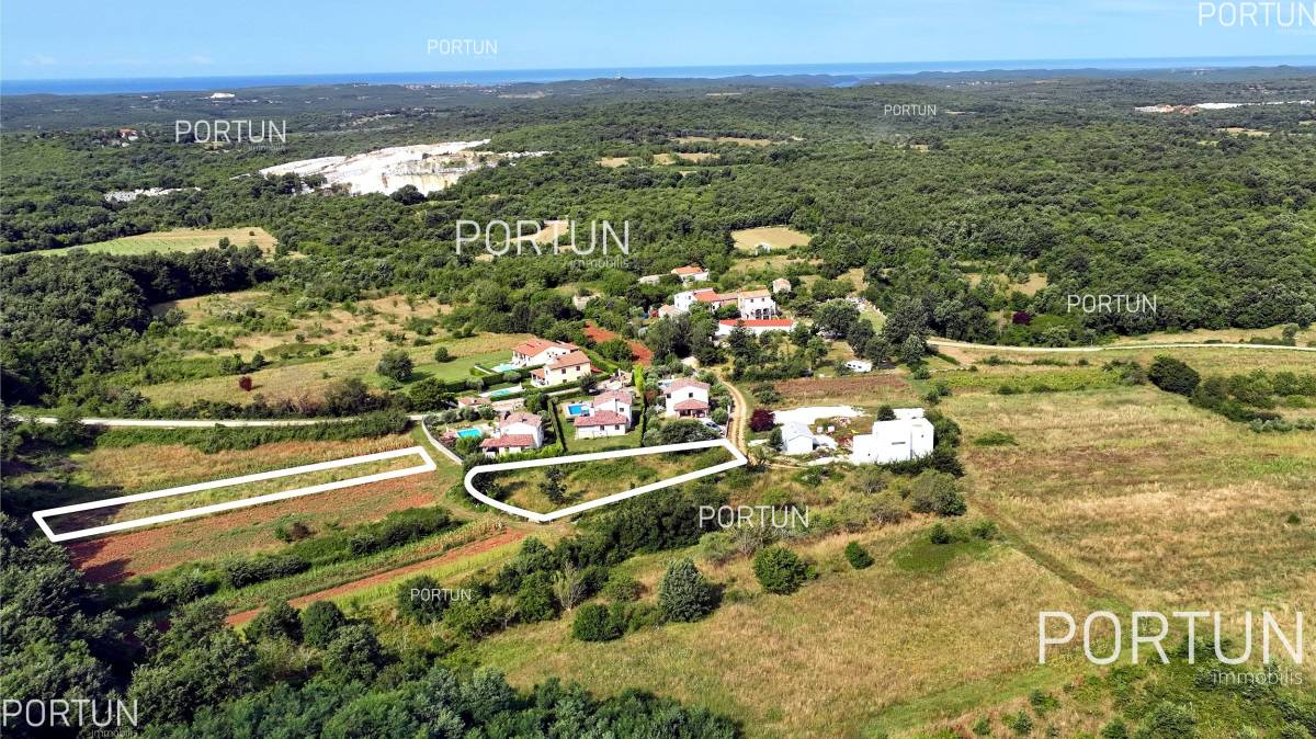 Land with seaview in the surrounding of Kanfanar, Istria - 40486 002