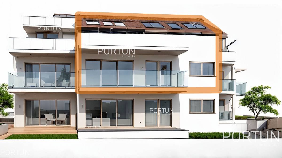 Modern three bedroom penthouse close to the beach in Rovinj - 10715x 003