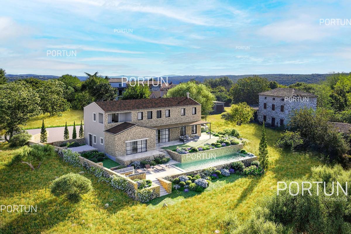 Stunning villa with seaview above the Mirna valley - 20805 004